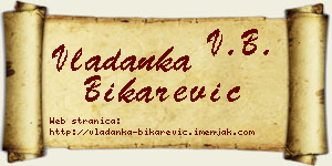 Vladanka Bikarević vizit kartica